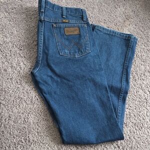 Wrangler Men's Straight Blue Jeans